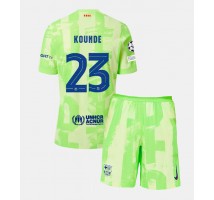 Barcelona Jules Kounde #23 Koszulka Trzecia dzieci 2024-25 Krótki Rękaw (+ krótkie spodenki)